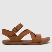 TOMS sloane sandals in tan