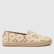 TOMS alpargata rope 2.0 woven sandals in natural