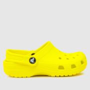 Crocs yellow classic clog Junior sandals