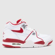 Nike white & red air flight 89 Youth trainers