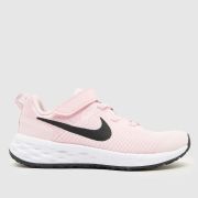 Nike pale pink revolution 6 Girls Junior trainers