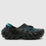 Crocs echo reflective laces sandals in black