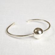 La Jewellery Recycled Silver Planet Bangle
