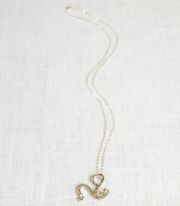 La Jewellery Recycled Silver Petit Serpentine Necklace
