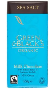 Green & Blacks Milk Chocolate with Sea Salt - 100g