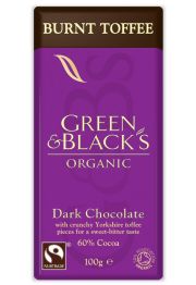 Green & Blacks Dark Chocolate with Burnt Toffee - 100g