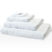Fair Trade & Organic White Bath Towel