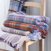 Recycled Welsh Weave Wool Picnic Rug
