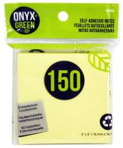 Recycled Paper Self-Adhesive Notes - 3 x 50 Sheets - Yellow