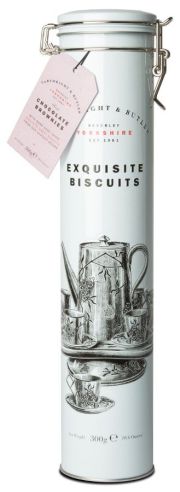 Cartwright & Butler Chocolate Brownie Biscuits in Tin - 300g