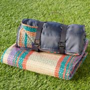 Rug Roll With Navy Waterproof Backing - 145 x 145cm