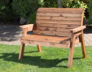 Traditional Outdoor Two Seater Bench