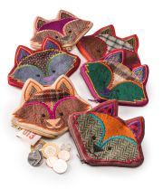 Embroidered Fox Purse - Assorted Designs