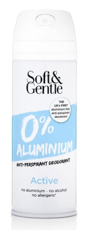 Soft & Gentle Aluminium-Free Deodorant - Active - 150ml