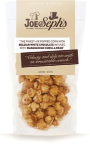 Joe & Sephs Popcorn - White Chocolate & Vanilla Bean - 80g