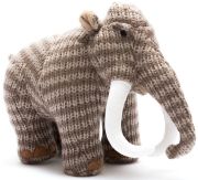Woolly Mammoth Dinosaur Soft Toy - Striped