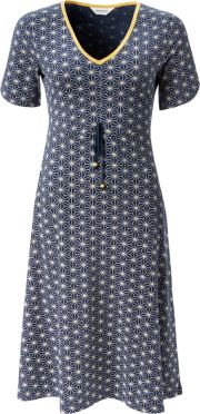 Nomads Ruched Front Dress - Navy