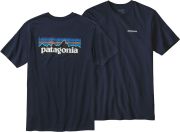 Patagonia Mens P-6 Logo T-shirt - Navy