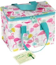 Recycled Lunch Bag - Flamingo Bay