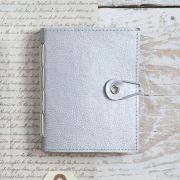 Naari Hand Stitched Silver Notebook - Small