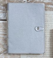 Naari Hand Stitched Silver Notebook - Large