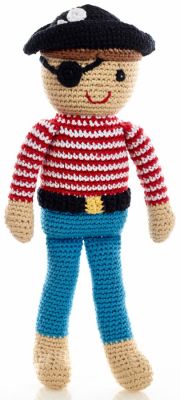 Fair Trade Crochet Pirate Doll Toy