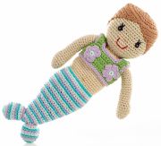 Fair Trade Crochet Mermaid Doll Toy