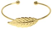 Fair Trade Gold Colour Leaf Bracelet