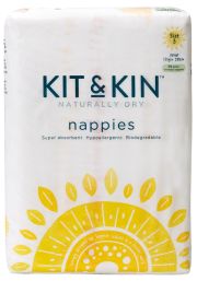 Kit & Kin Eco Disposable Nappies - Junior - Size 5 - Pack of 30