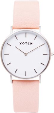 Votch Classic Collection Vegan Leather Watch - Silver
