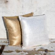 Saint-Malo Large Cushion - Silver