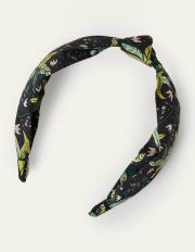 Knotted Headband Black, Oriental Cascade Christmas Boden, Black, Oriental Cascade