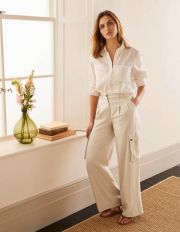 Ailesbury Cargo Trousers Sand Women Boden, Sand
