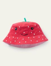 Novelty Bucket Hat Strawberry Boden, Strawberry