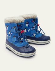 All-weather Boots College Navy Penguins Boys Boden, College Navy Penguins