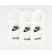 Nike Footie Socks White Black