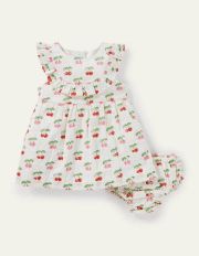 Broderie Woven Dress Molly Mahon Cherries Baby Boden, Molly Mahon Cherries
