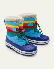 All Weather Boots Multi Colourblock Girls Boden, Multi Colourblock