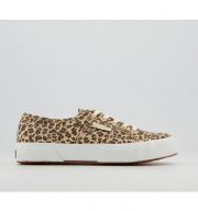 Superga 2750 Trainers LEOPARD BLACK FAWN EXCLUSIVE