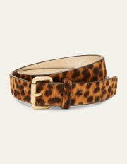 Classic Buckle Belt Tan Leopard Women Boden, Tan Leopard