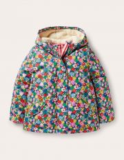 Sherpa Lined Anorak Multi Paintbox Floral Boden, Multi Paintbox Floral