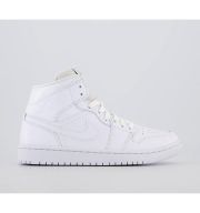 Jordan Air Jordan 1 Mid Trainers WHITE