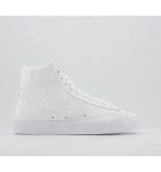 Nike Blazer Mid 77 Trainers WHITE MONO