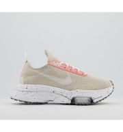 Nike Air Zoom Type Crater Trainers CREAM II WHITE ORANGE BLACK