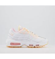 Nike Air Max 95 Trainers WHITE ARTIC PUNCH MELON TINT