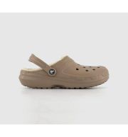 Crocs Classic Lined Clogs M Mushroom Bone