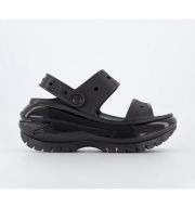 Crocs Classic Mega Crush Sandals Black