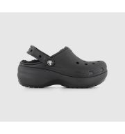 Crocs Classic Platform Lined Clogs Black