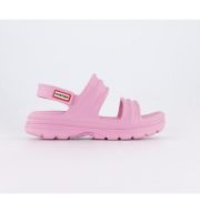 Hunter Bloom Algae Foam Sandals Pink Fizz