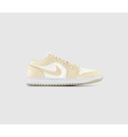 Jordan Air 1 Low Trainers Team Gold Sail